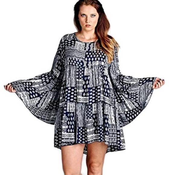 Tunic Dress Plus Size 1XL ,2XL - Picture 8 of 9